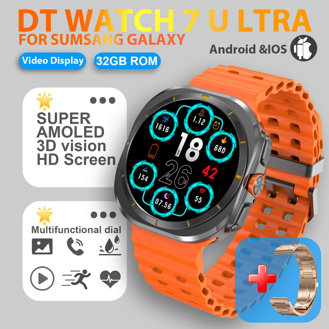 Watch 7 Ultra 2025 Smartwatch