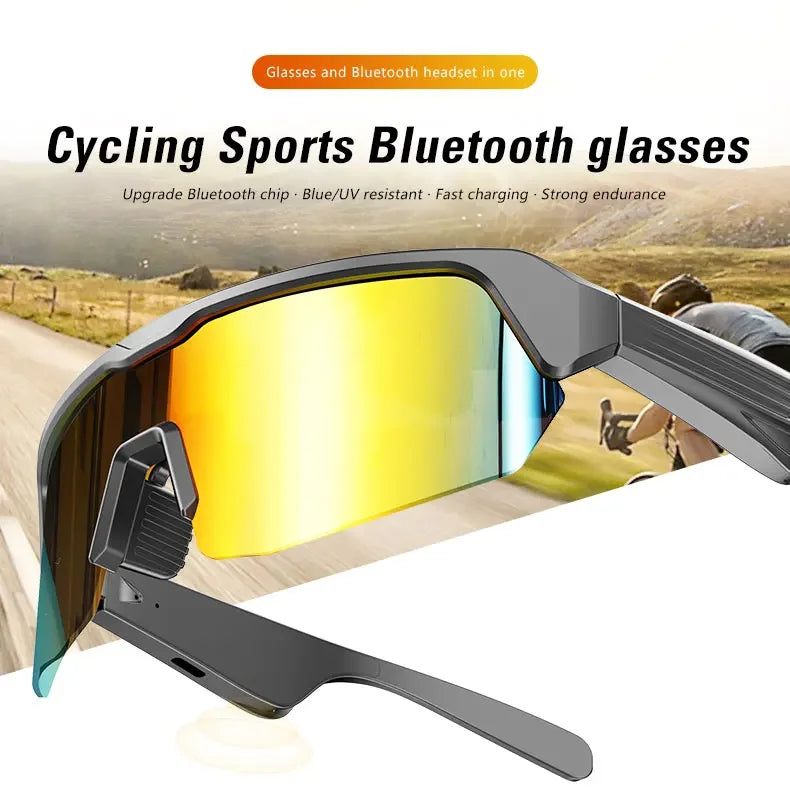 YJ006 Cycling Bluetooth Smart Glasses with Audio Call and Music Headset