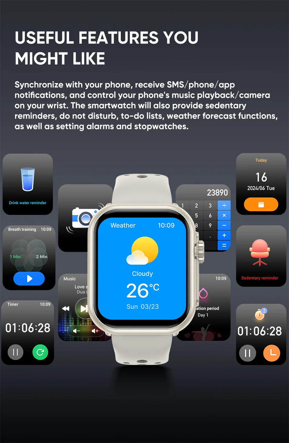 Smartwatch Ultra 2 – 1.85" HD Touch Screen
