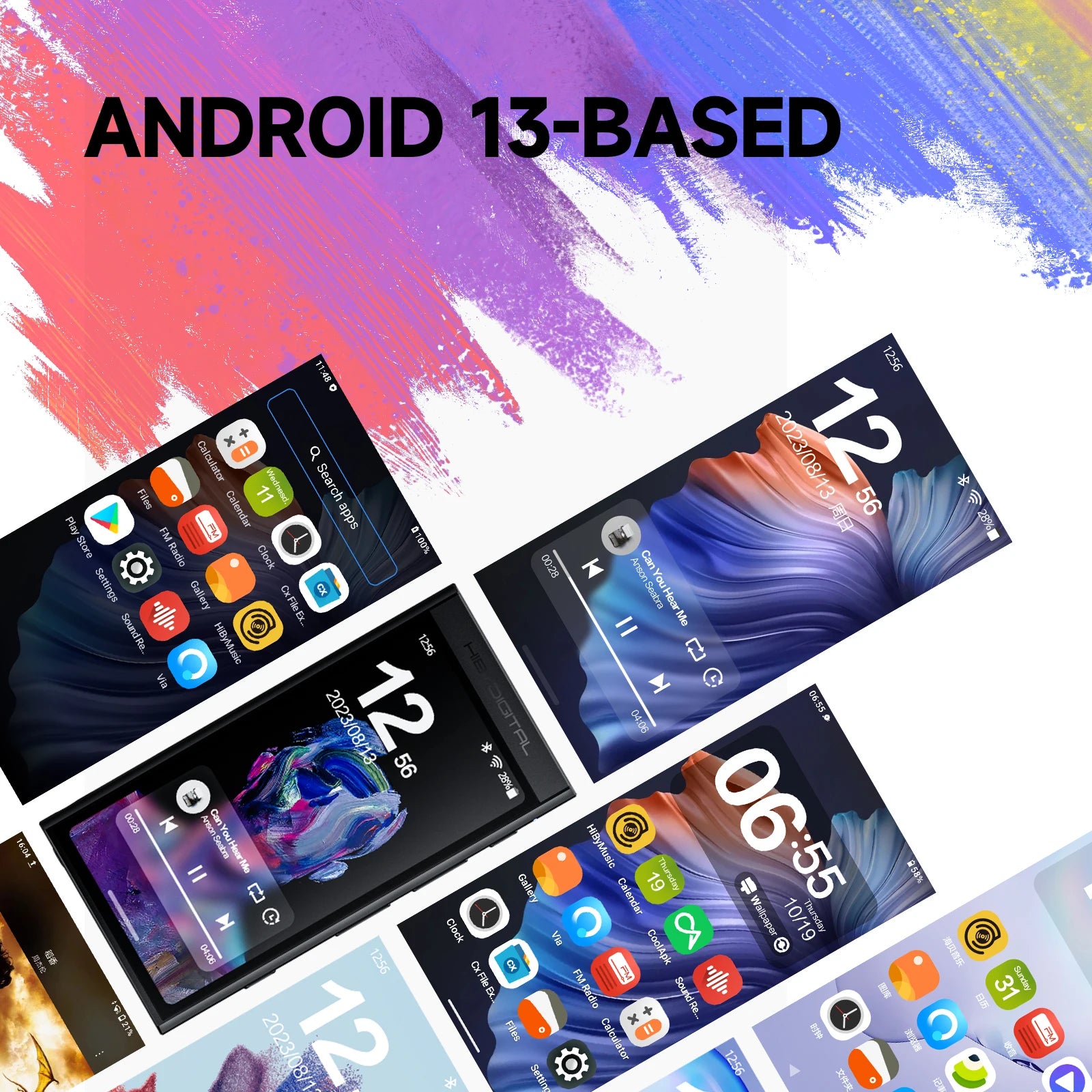 HiBy M300 Android 13 HiFi Music Player