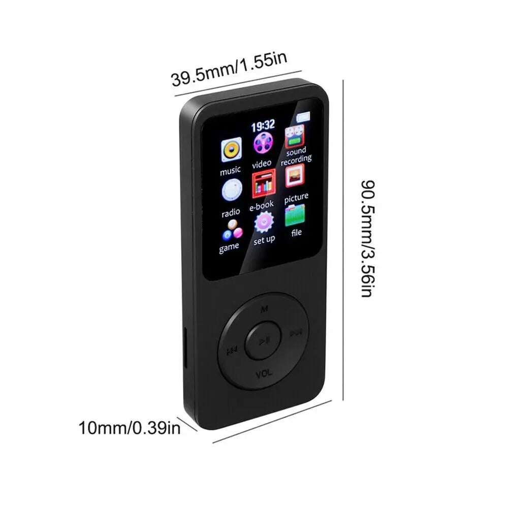 Bluetooth MP4/MP3 Lossless Music Player with TFT LCD