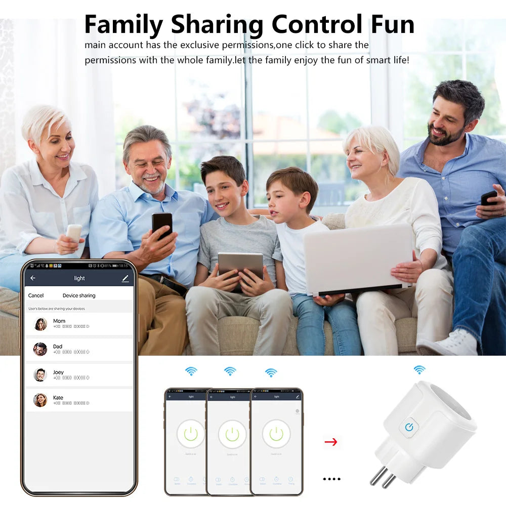 TUYA Smart WiFi/Zigbee Plug EU