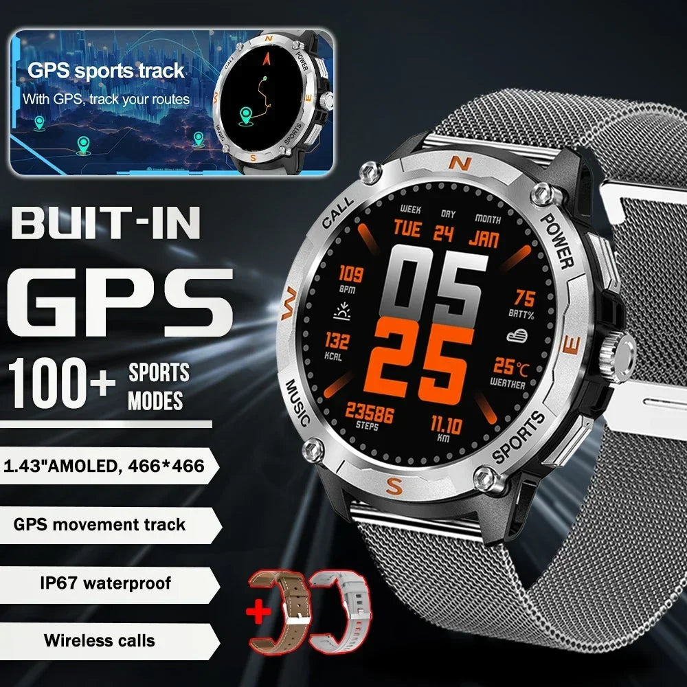 Outdoor Smart Watch – 5 Satellite GPS