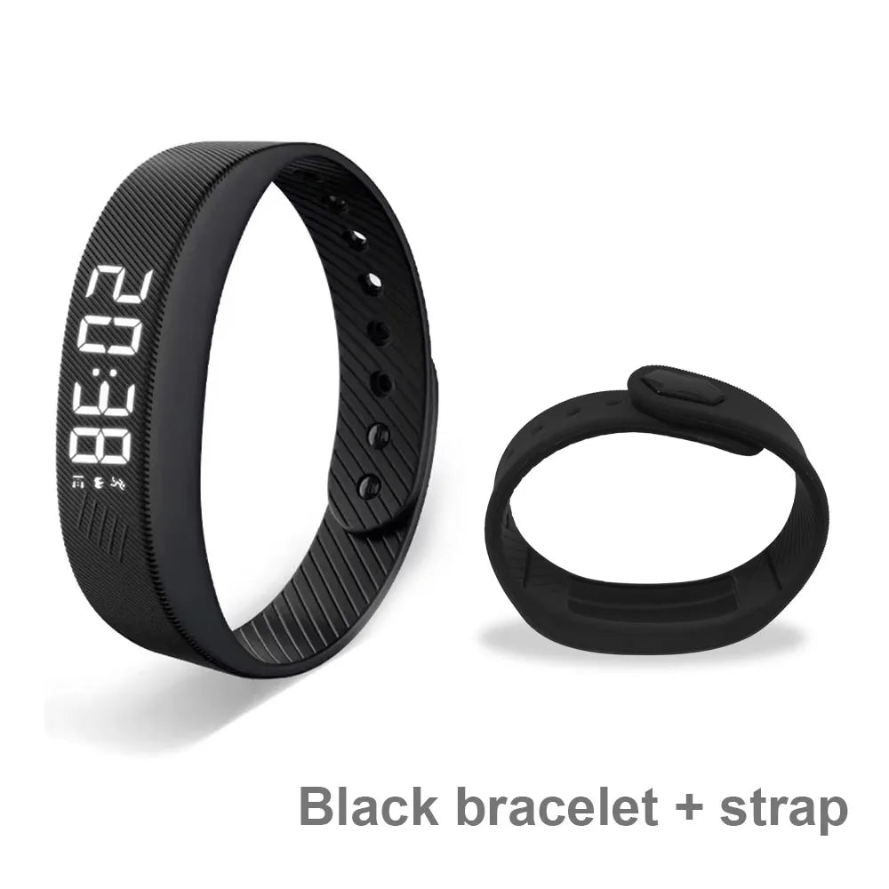 LED Smart Bracelet – Waterproof Fitness Band with Pedometer