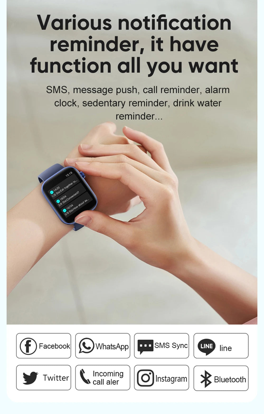 COLMI P71 Smart Watch – Bluetooth Calling
