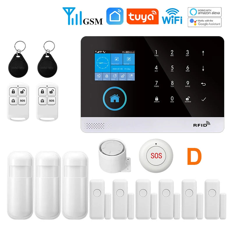 MULO PG103 Smart Home Alarm System WiFi GSM 433MHz