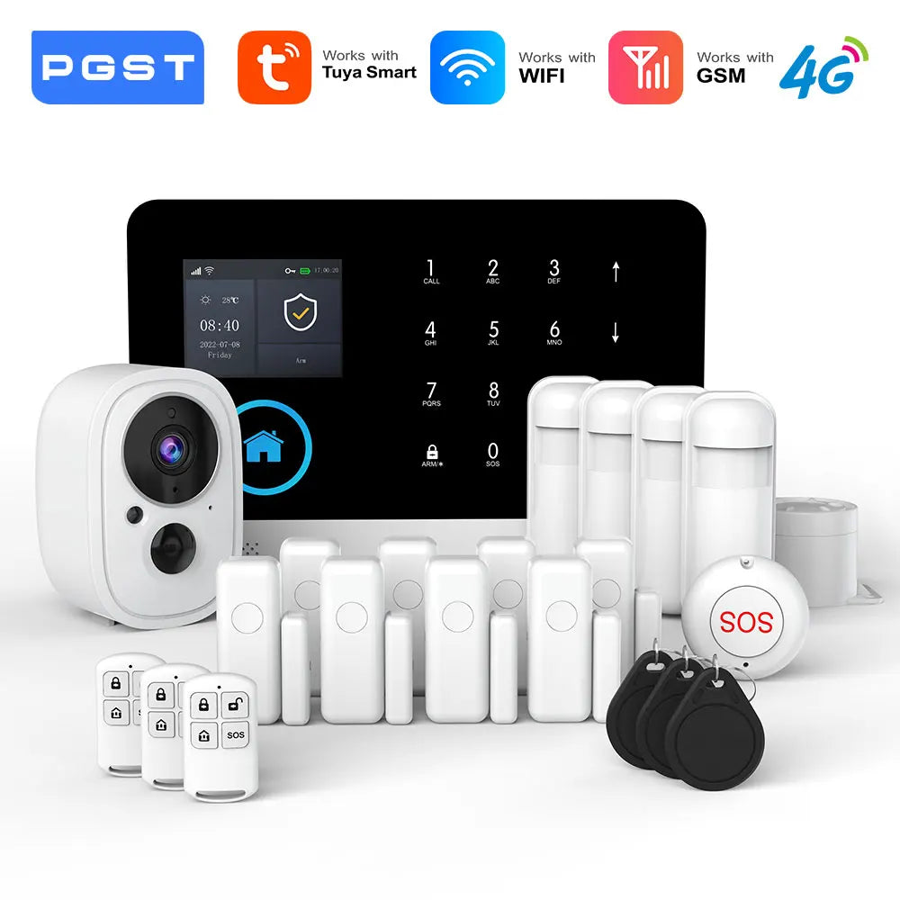 PGST 103 4G WiFi GSM Home Security System