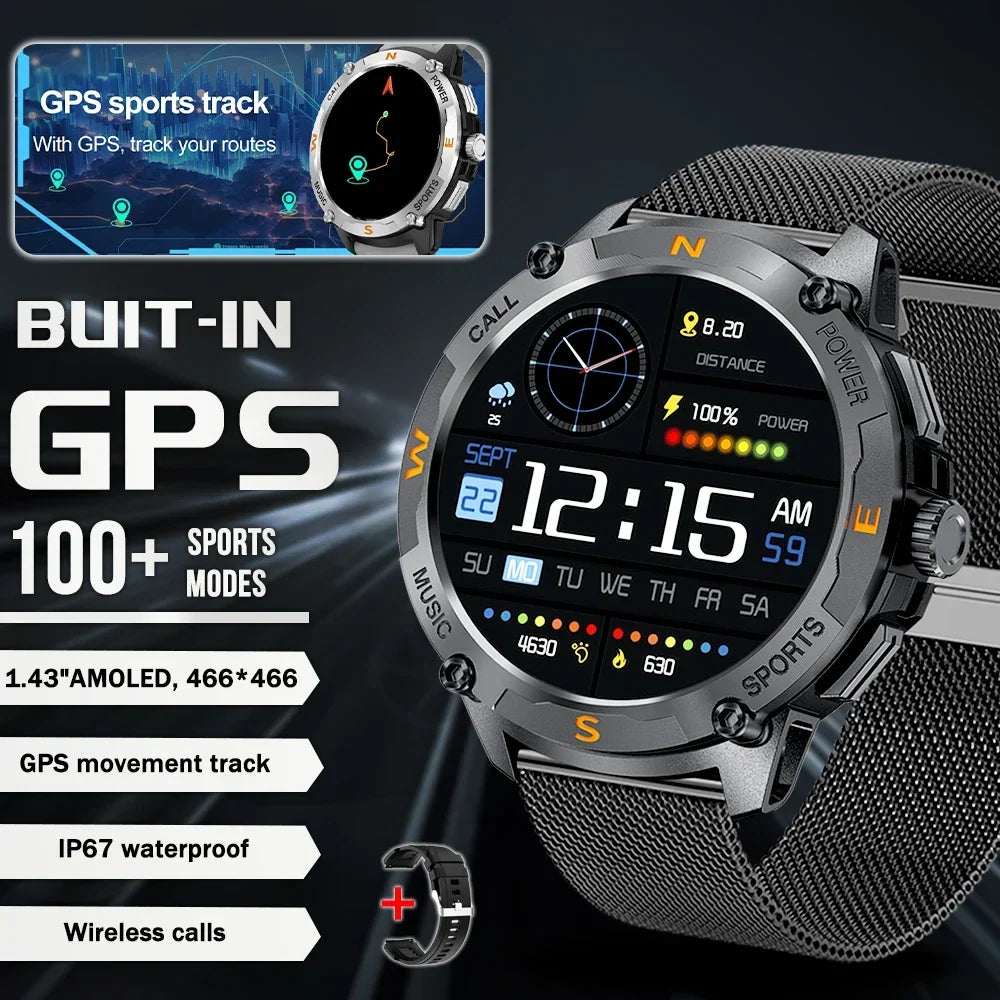 Outdoor Smart Watch – 5 Satellite GPS