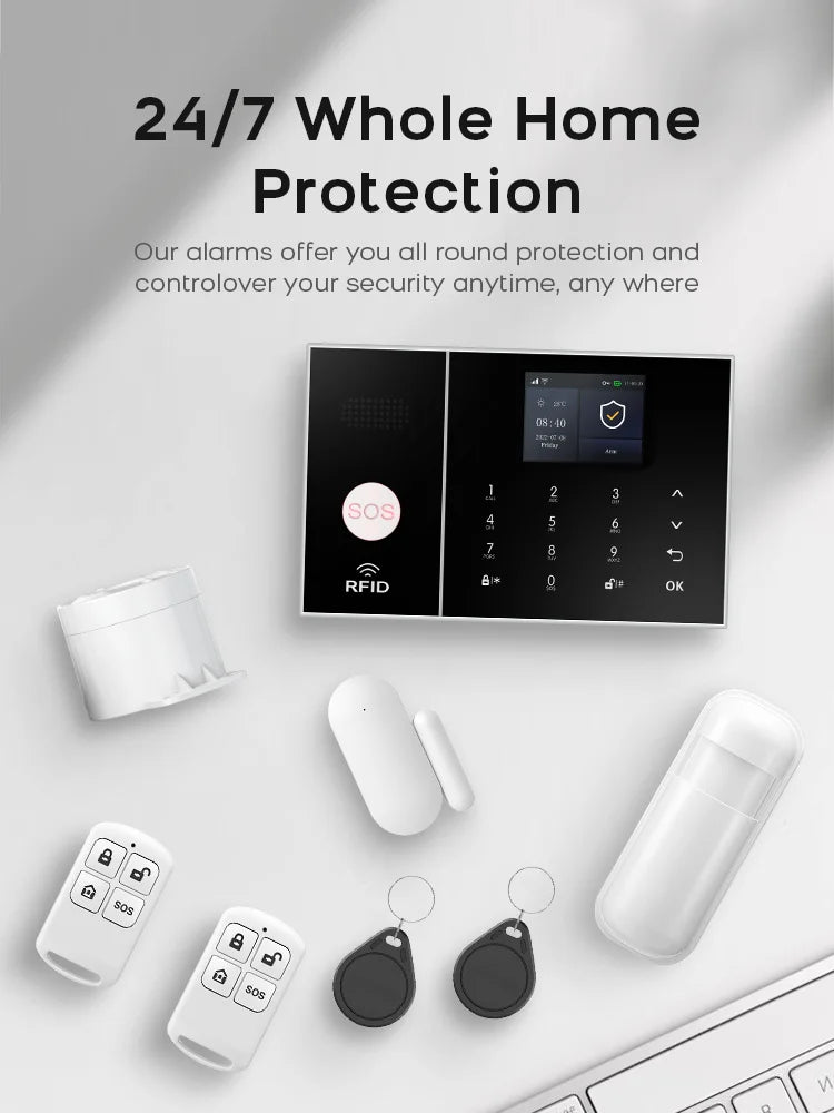 PGST WiFi GSM Smart Home Alarm System with Tuya App