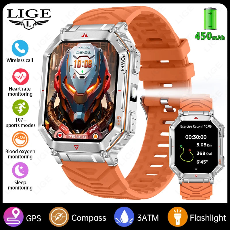 LIGE Men’s Outdoor Smart Watch