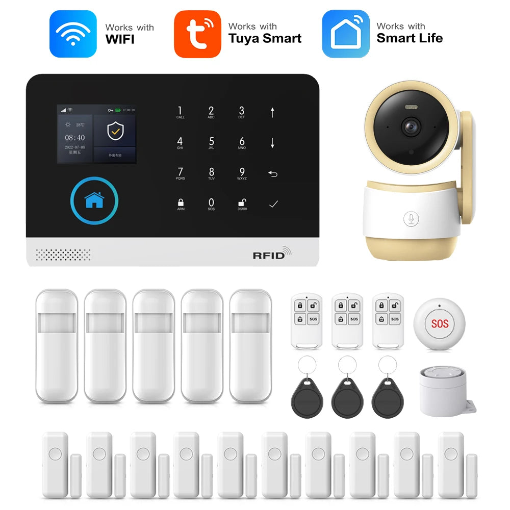 MULO PG103 Smart Home Alarm System WiFi GSM 433MHz