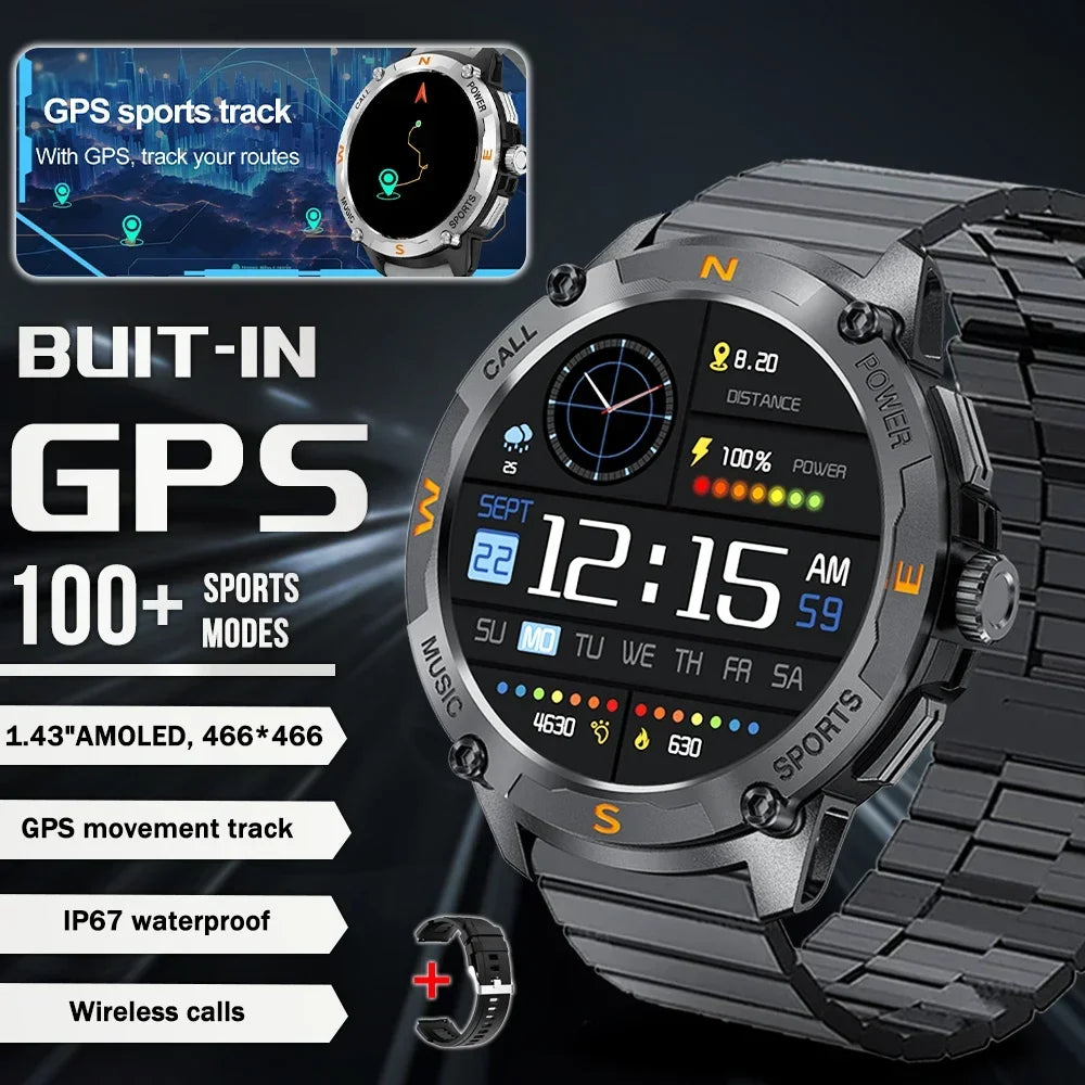 Outdoor Smart Watch – 5 Satellite GPS