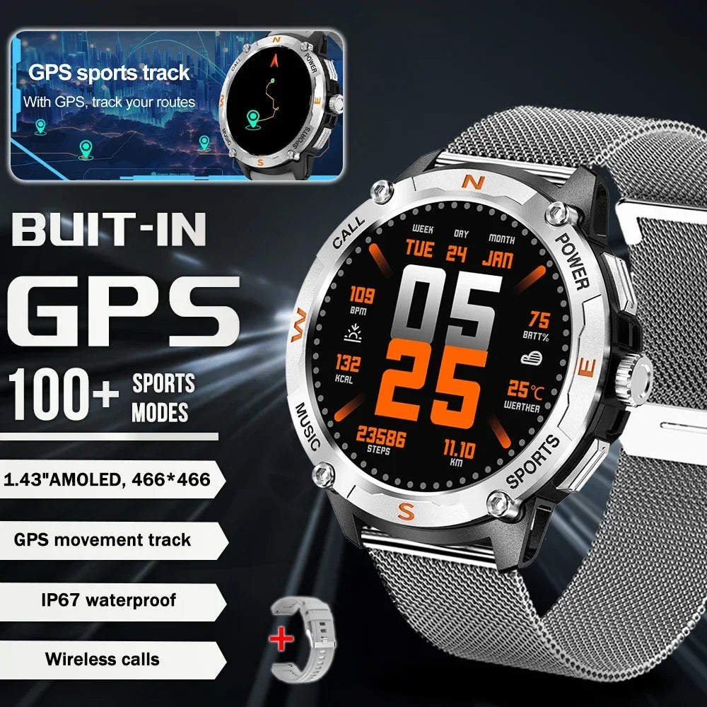 Outdoor Smart Watch – 5 Satellite GPS