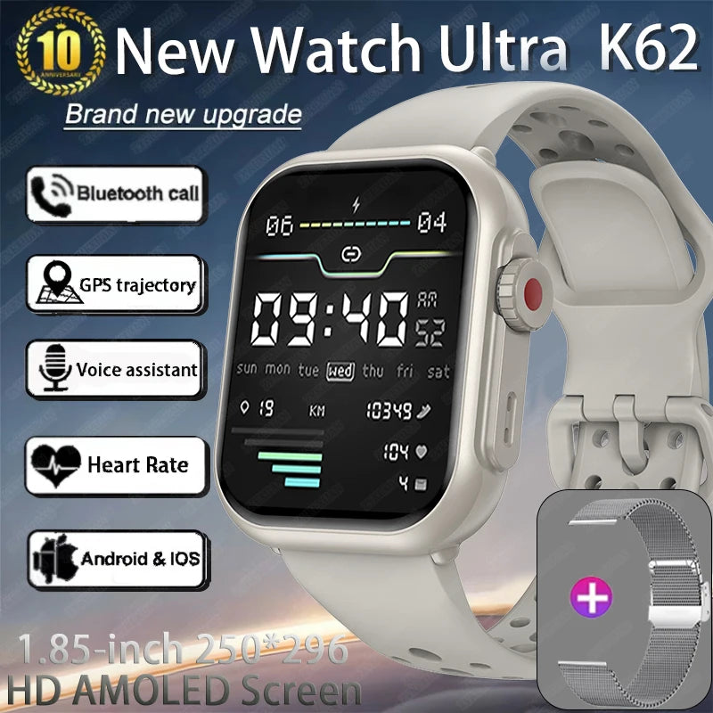 Smartwatch Ultra 2 – 1.85" HD Touch Screen