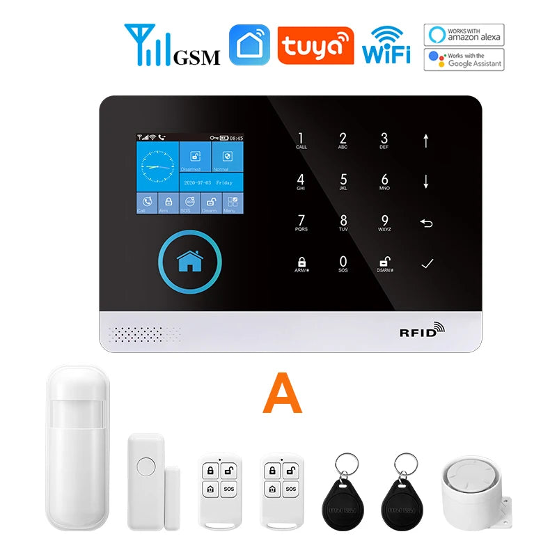 MULO PG103 Smart Home Alarm System WiFi GSM 433MHz