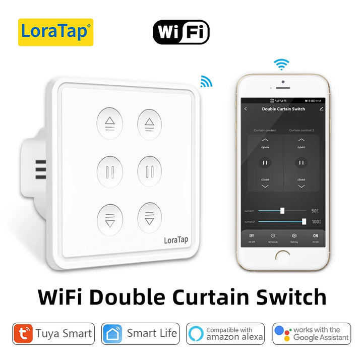 Tuya Smart WiFi Curtain Blind Switch EU
