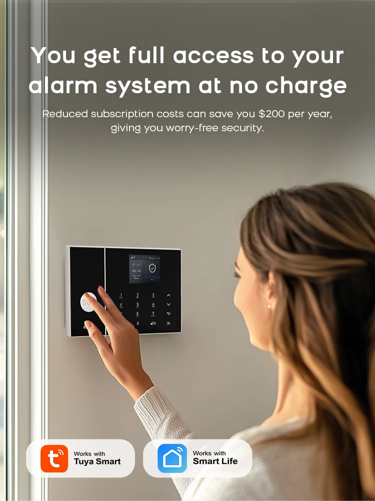 PGST WiFi GSM Smart Home Alarm System with Tuya App