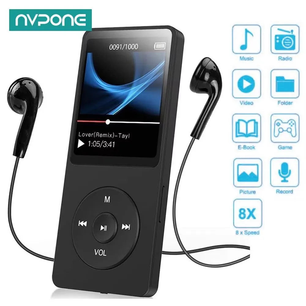 Bluetooth MP4/MP3 Lossless Music Player with TFT LCD