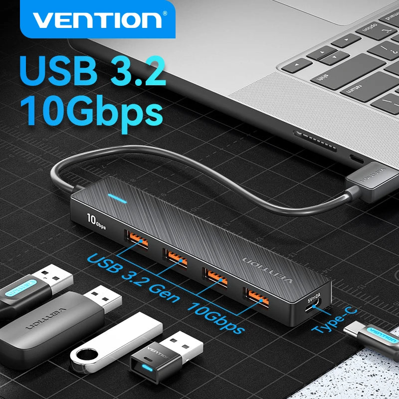 Vention 4-Port USB 3.2 Hub
