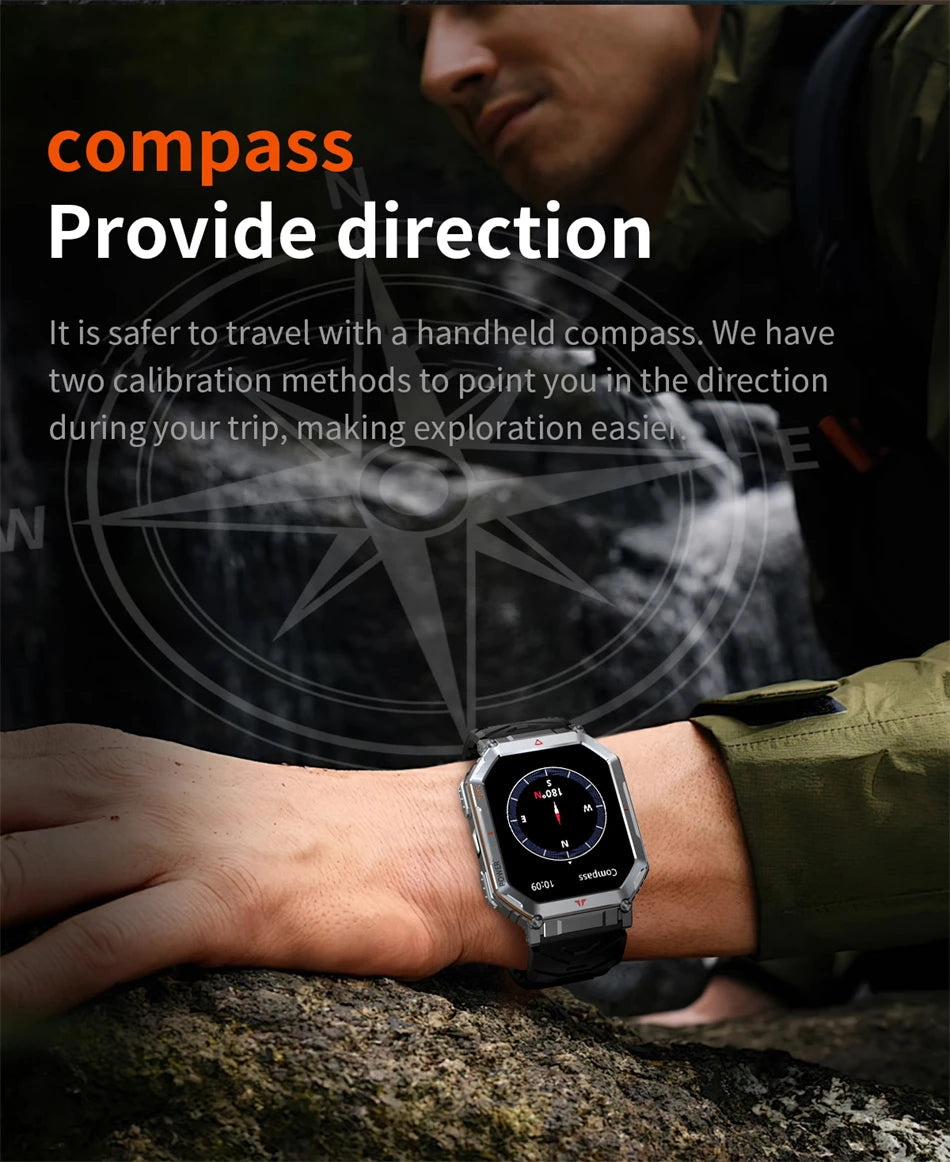 LIGE Men’s Outdoor Smart Watch