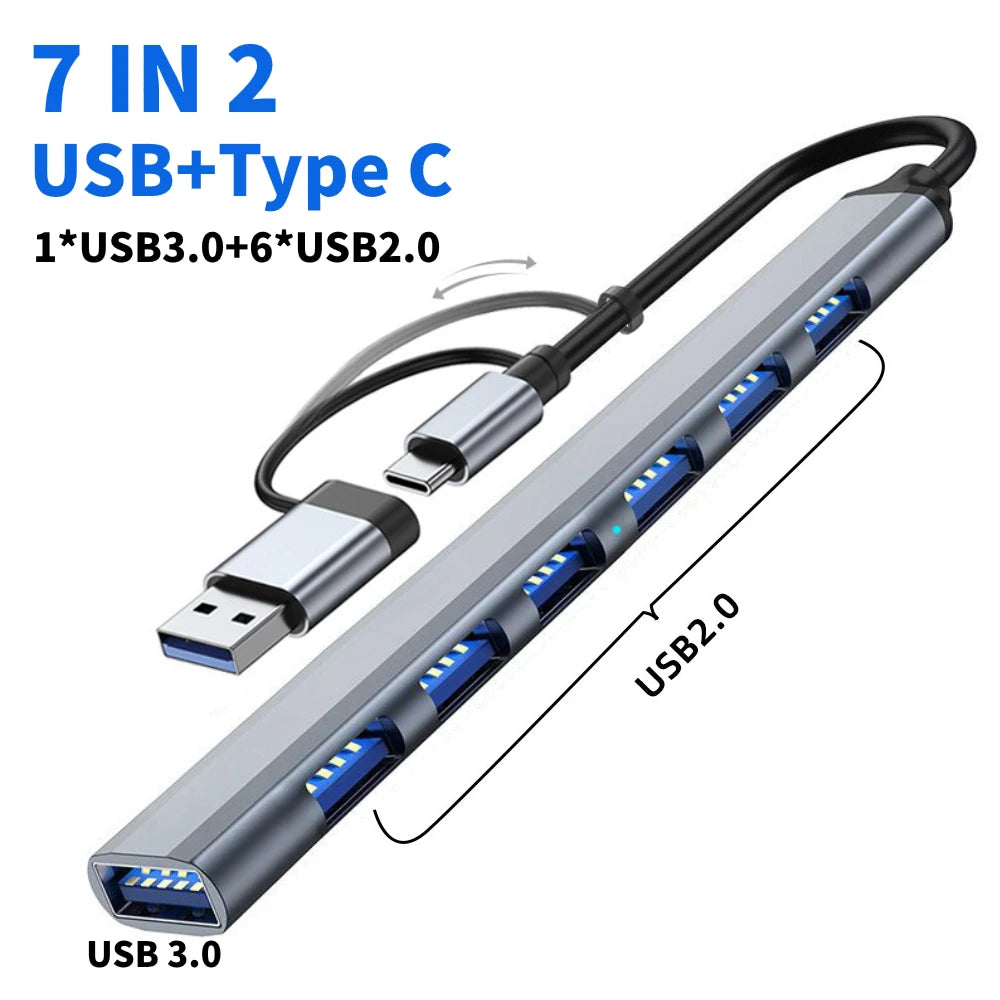 USB-C 3.0 Multiport Adapter Hub