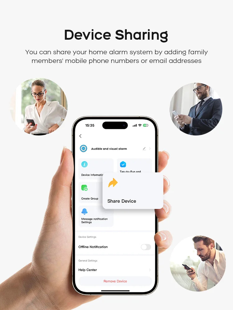 MULO PG103 Smart Home Alarm System WiFi GSM 433MHz