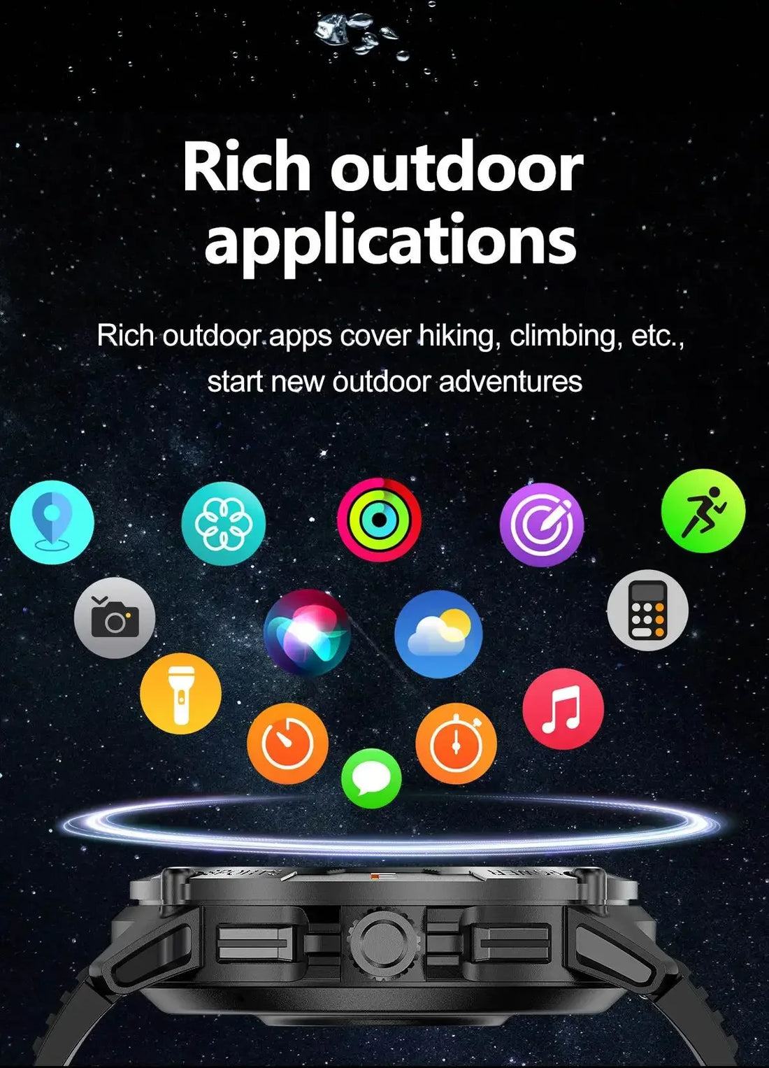 Outdoor Smart Watch – 5 Satellite GPS