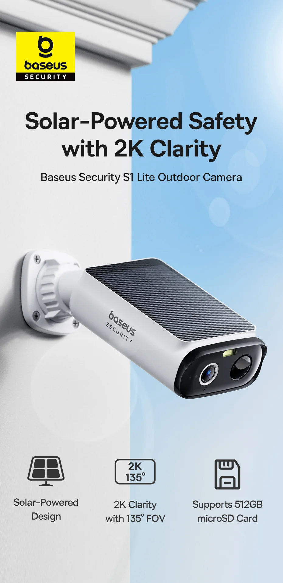 Baseus S1 Lite Solar Security Camera
