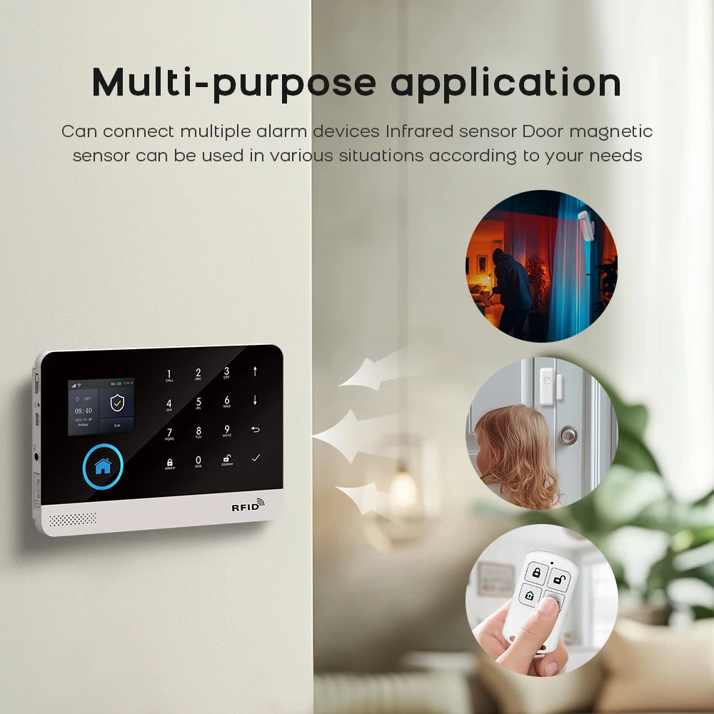 MULO PG103 Smart Home Alarm System WiFi GSM 433MHz