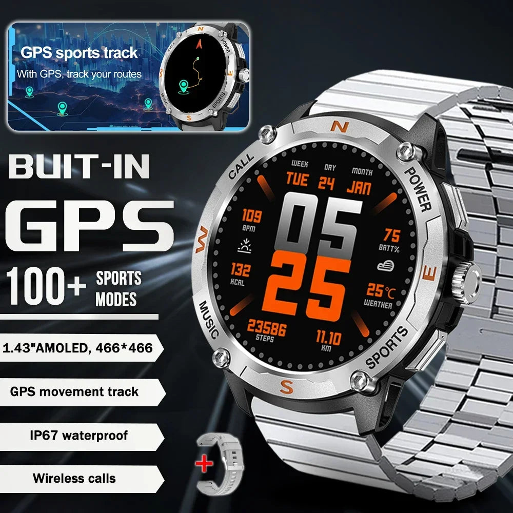 Outdoor Smart Watch – 5 Satellite GPS