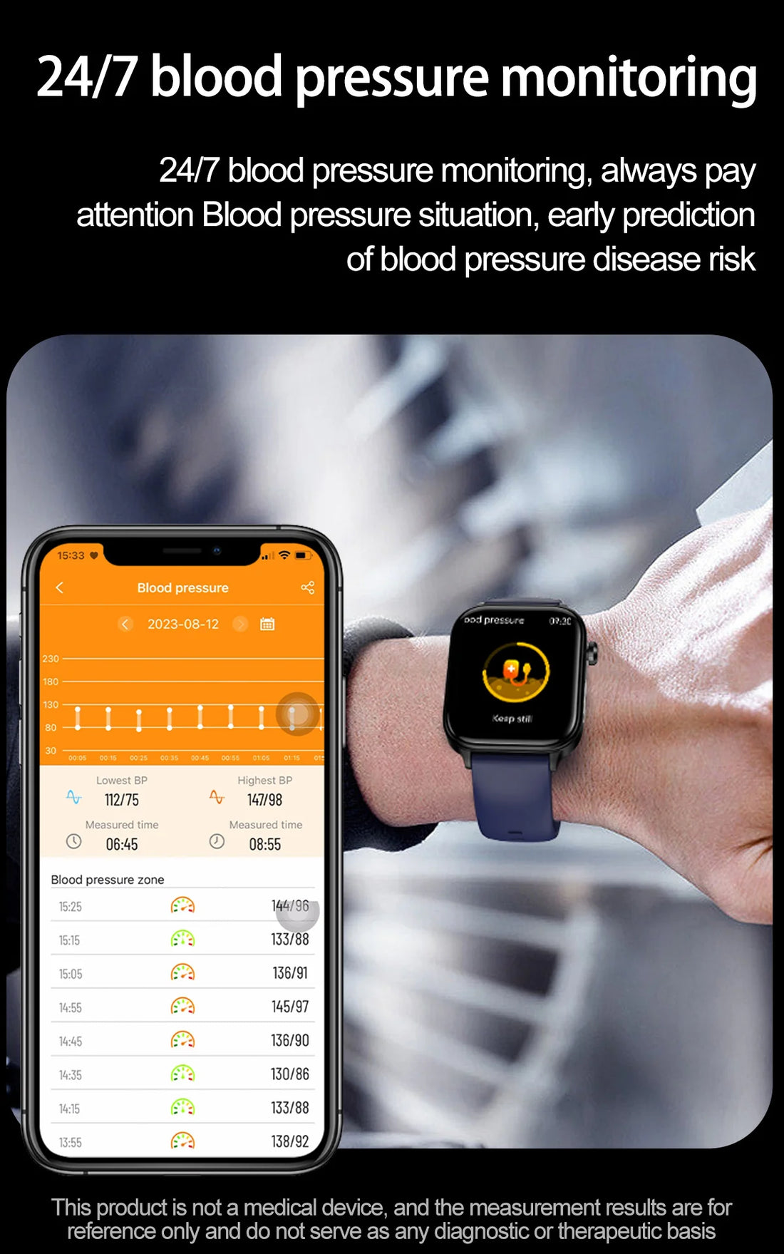 2025 ECG+PPG Smartwatch – Women’s Menstrual Health
