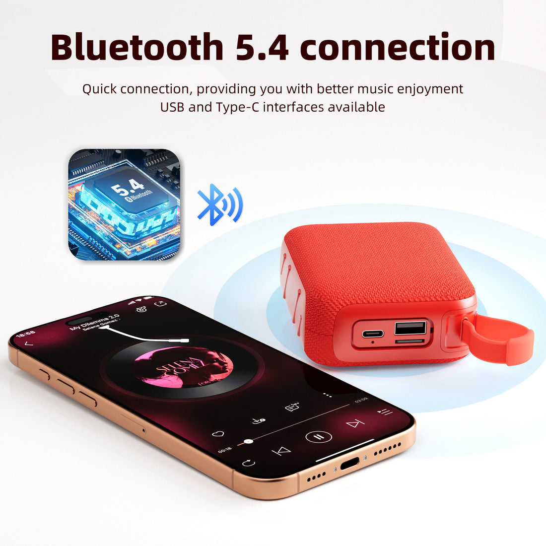 G04 Bluetooth 5.4 Mini Subwoofer Speaker