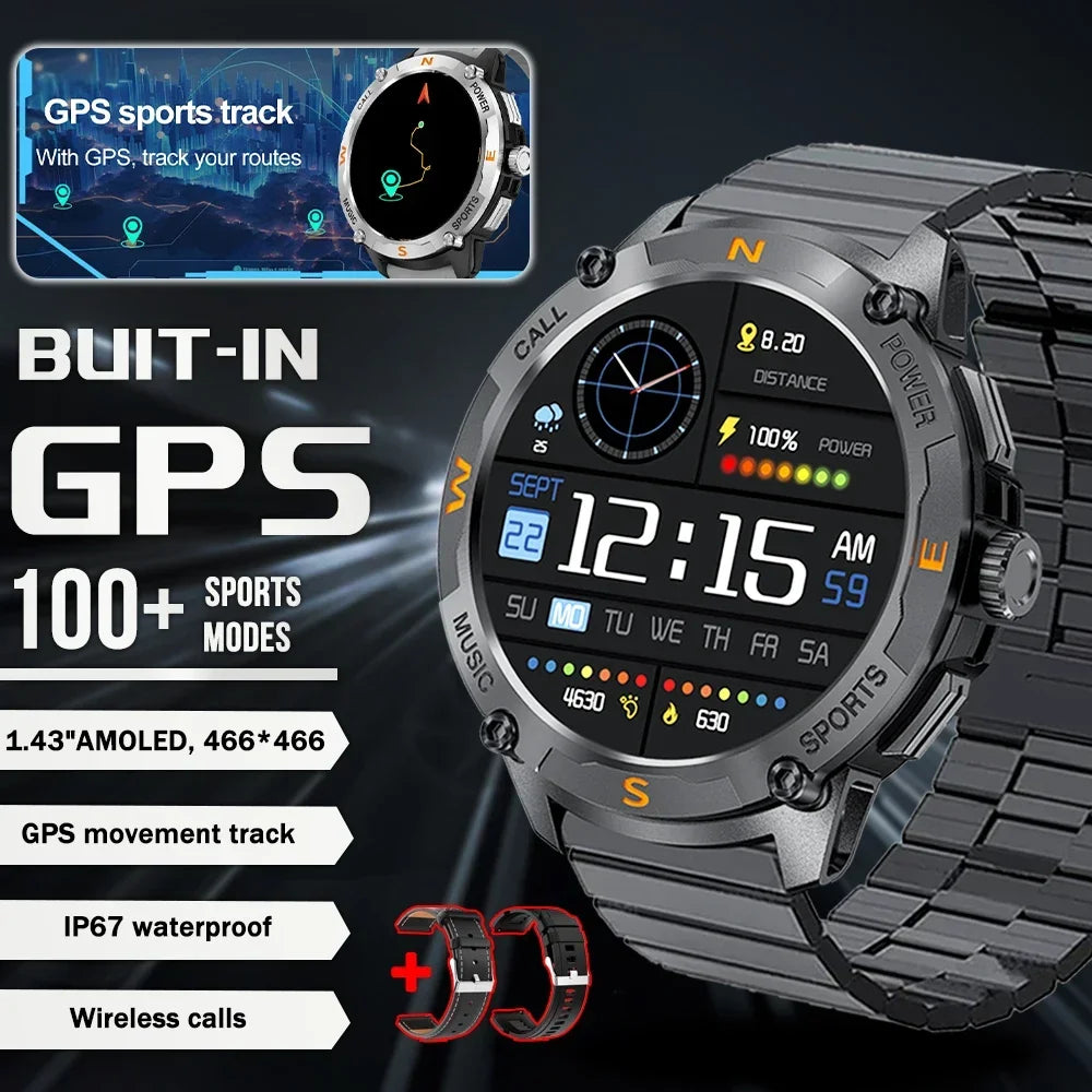 Outdoor Smart Watch – 5 Satellite GPS