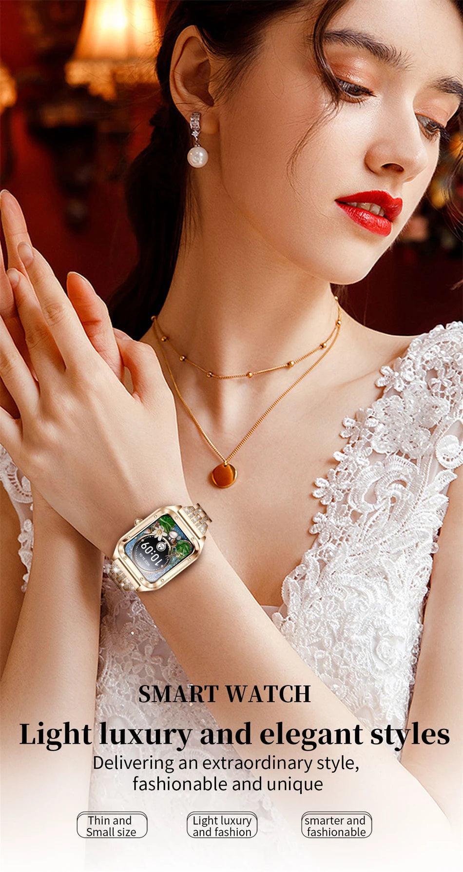 LIGE Women’s Smart Watch – Fashion Bracelet