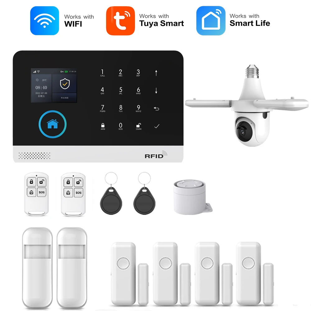 MULO PG103 Smart Home Alarm System WiFi GSM 433MHz