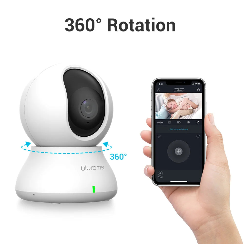 Blurams 2K Baby Monitor Camera