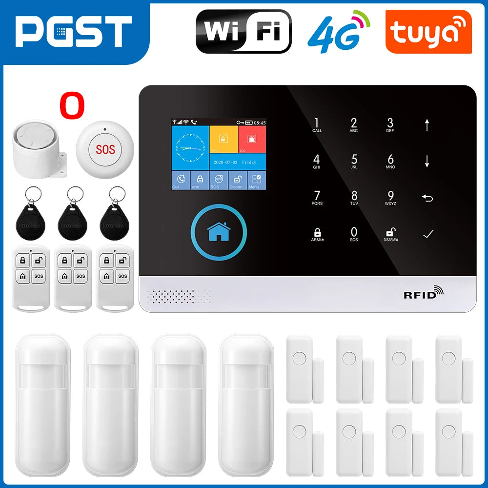 PGST 103 4G WiFi GSM Home Security System