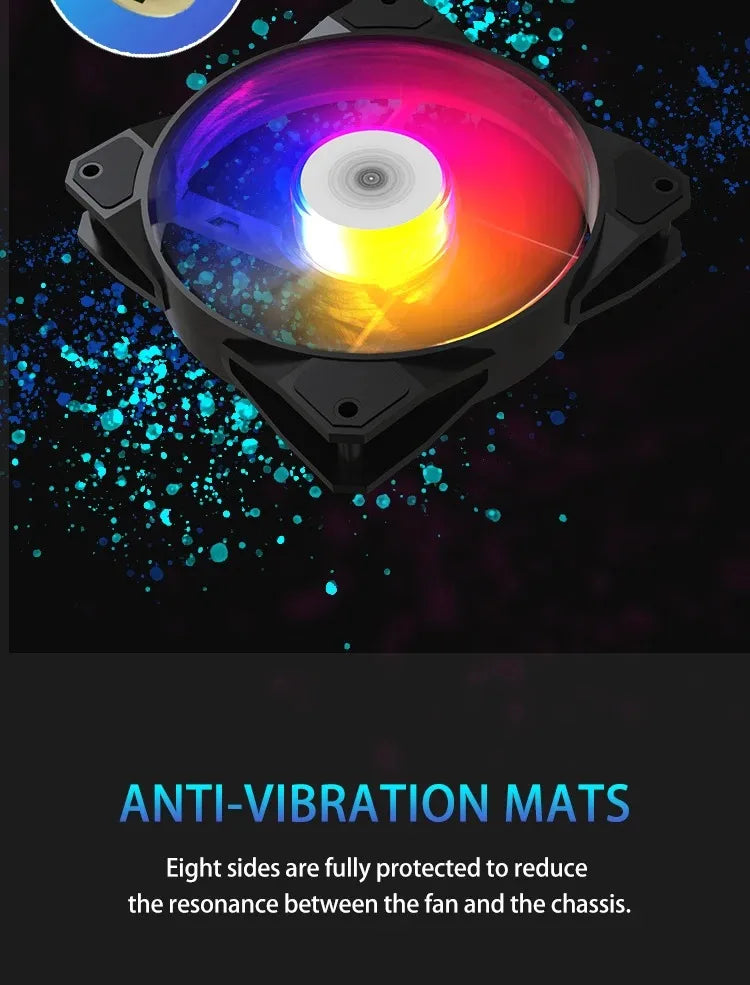 TEUCER P16 RGB 120mm PC Case Fan