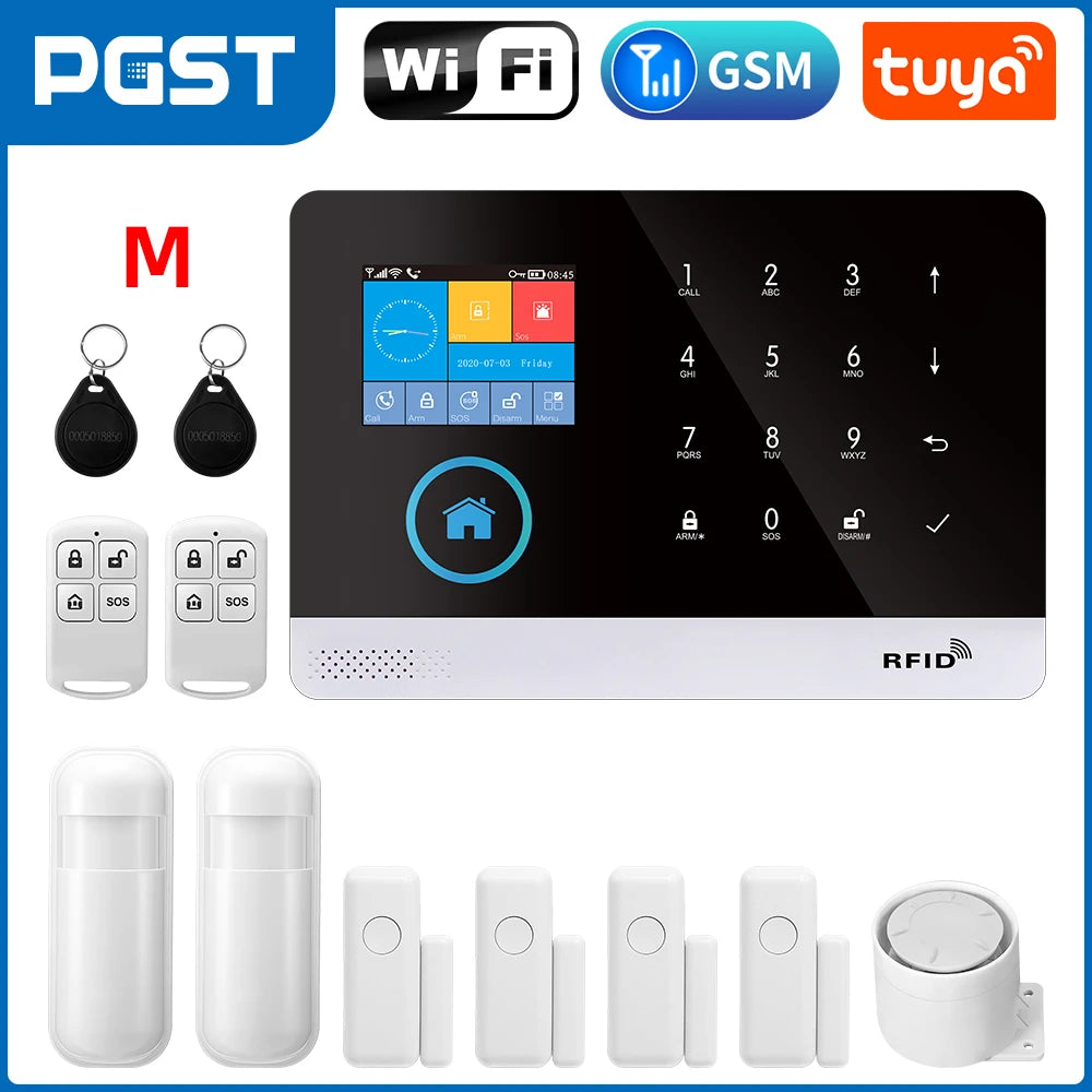 PGST 103 4G WiFi GSM Home Security System