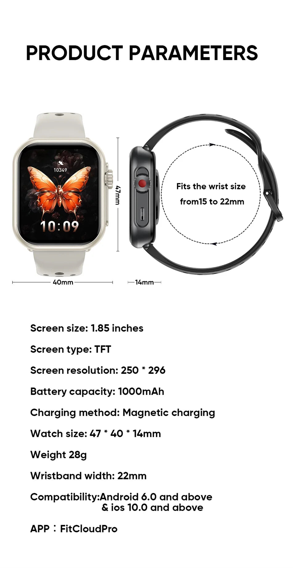 Smartwatch Ultra 2 – 1.85" HD Touch Screen
