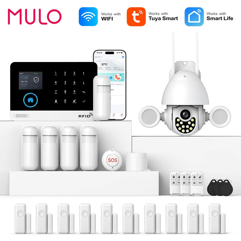 MULO PG103 Smart Home Alarm System WiFi GSM 433MHz