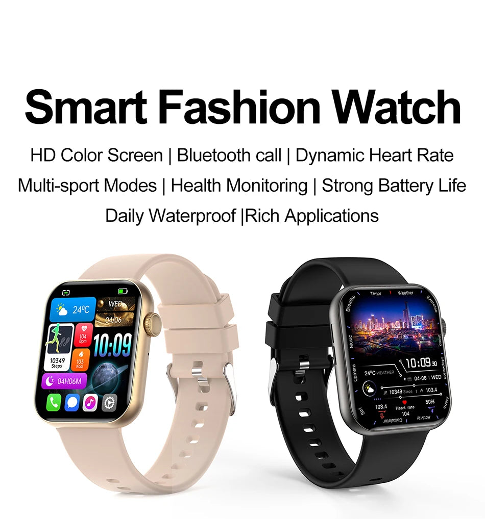 2025 Smart Watch – Full Touch, Bluetooth Call
