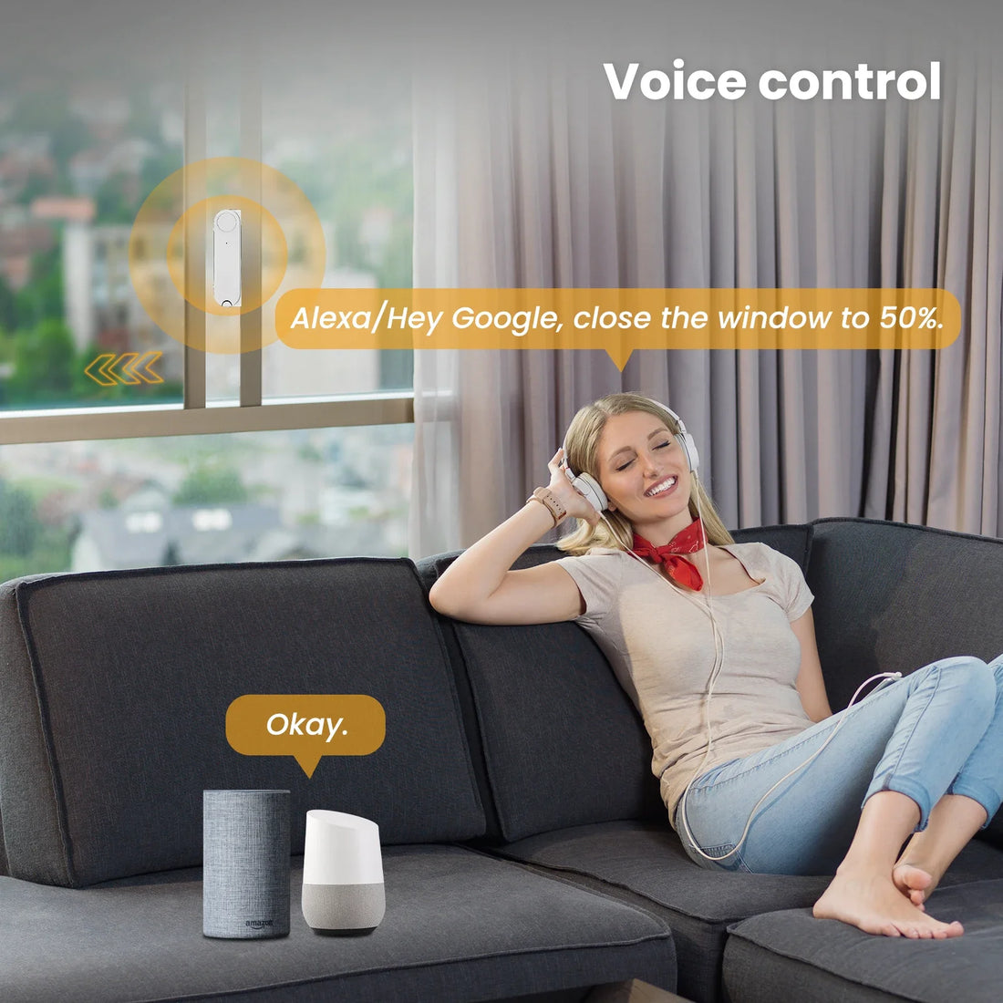 MOES Tuya ZigBee Smart Window Opener
